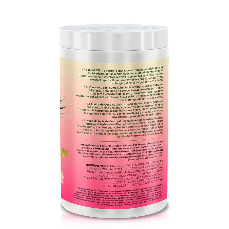 Novex Coconut Oil Deep Conditioning Mask, 35 oz - Infused with Pure 100% Organic Coconut Oil - Image 3